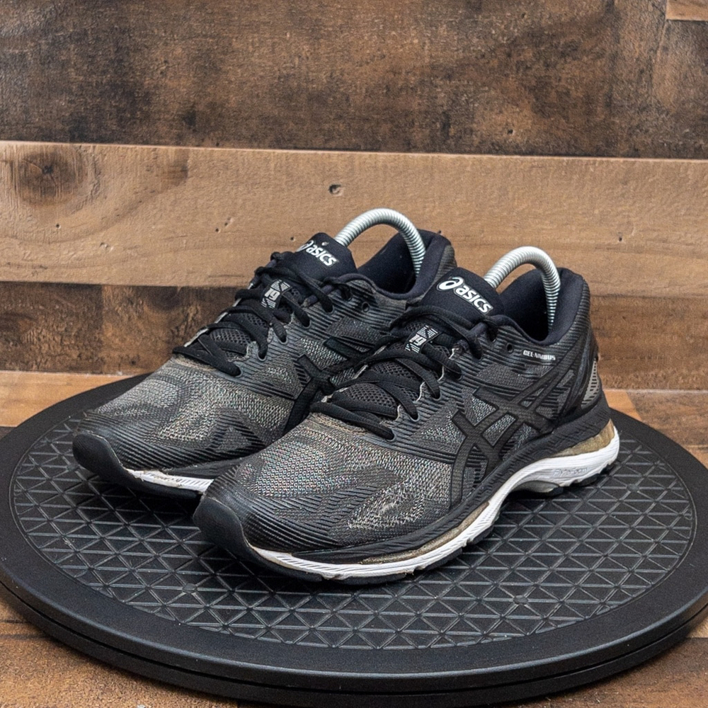 ASICS GEL NIMBUS 19 WOMENS ATHLETIC SHOES RUNNING WALKING GYM BLACK SIZE 8.5